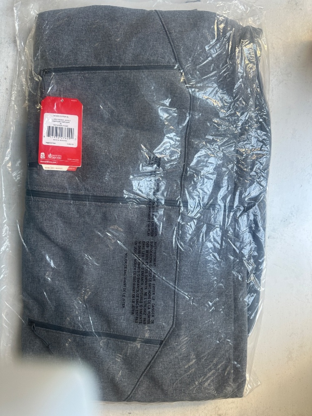 *NWT* THE NORTH FACE - Men's Apex Bionic jacket in Heather Gray: Size XL - Picture 3 of 5